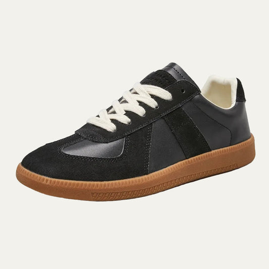 Men's Genuine Leather Casual Sneakers - OutfitLondon