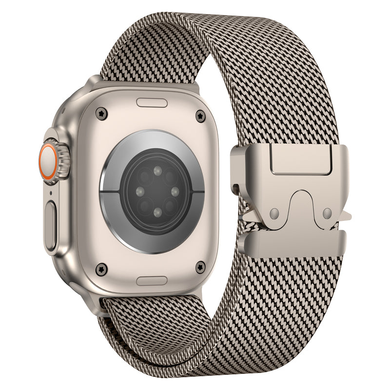 Slim Stainless Steel Apple Watch Band - OutfitLondon