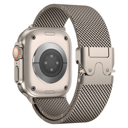 Slim Stainless Steel Apple Watch Band - OutfitLondon