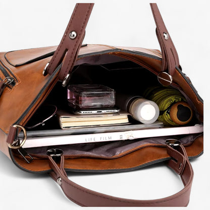 Classic Multi Pocket Tote Bag for Women