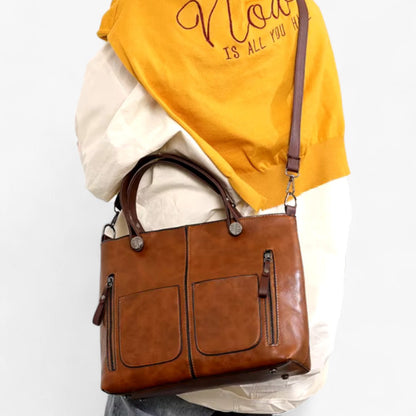 Classic Multi Pocket Tote Bag for Women