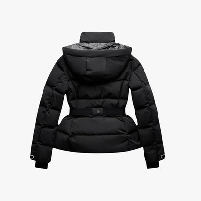 Waterproof Parka Jacket for Ladies with Belt