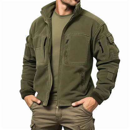 Warm Cargo Fleece Mens Coat