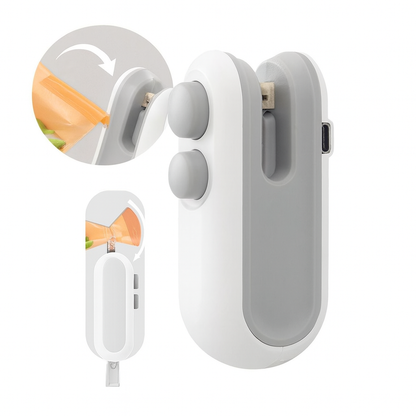 Compact Handheld Heat Sealer for Food Storage Bags