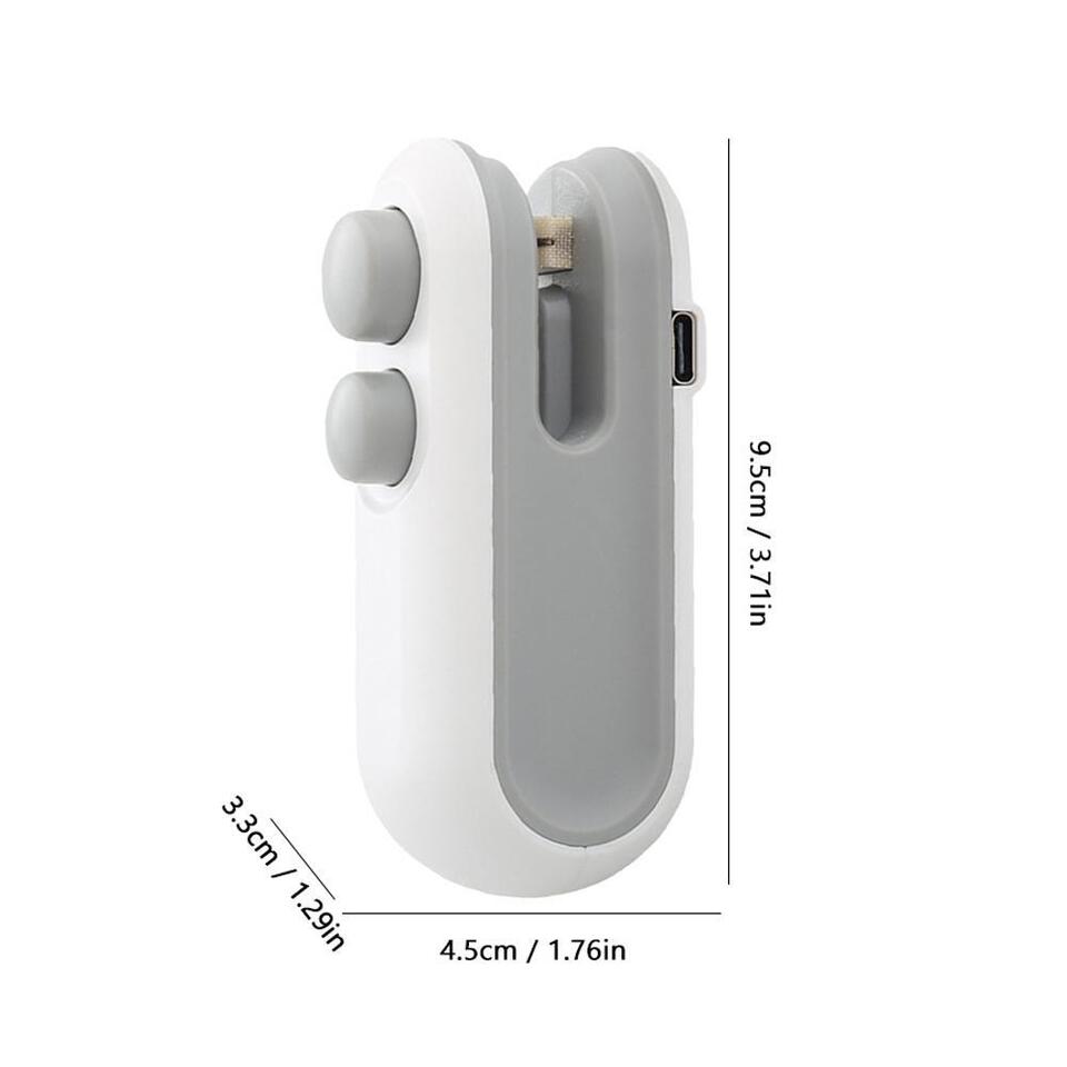 Compact Handheld Heat Sealer for Food Storage Bags