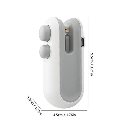 Compact Handheld Heat Sealer for Food Storage Bags