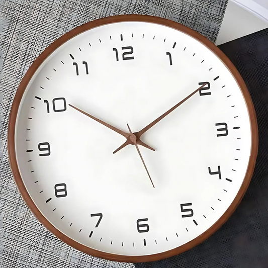 Rustic Wood Wall Clock - OutfitLondon
