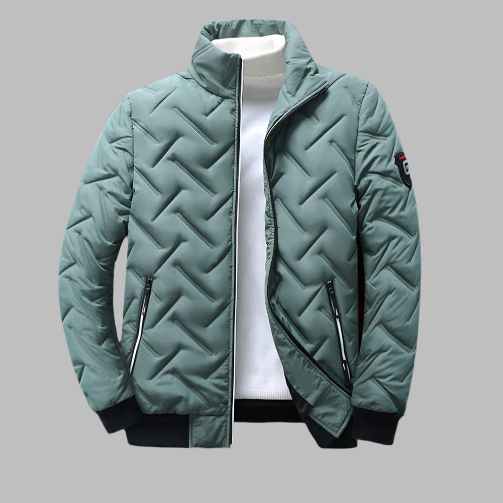 Waterproof Men's Zip Up Wind Jacket