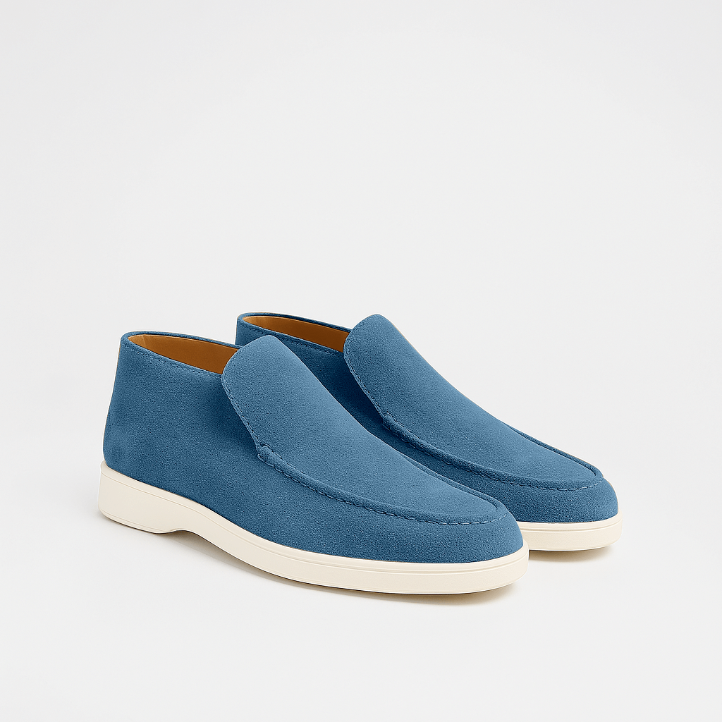 Luxury Soft Leather Slip On Loafers