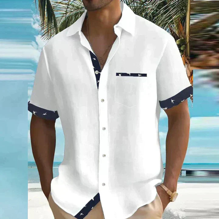 Comfortable Beach Cotton Shirt - OutfitLondon