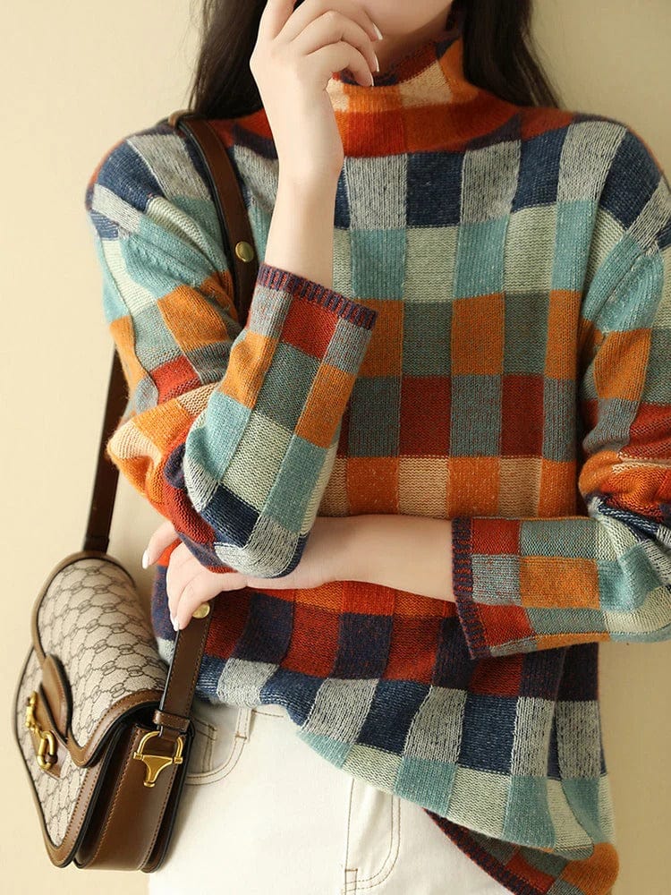 Cozy Crew Neck Pullover Sweater for Women