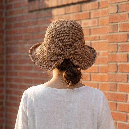 Natural Fiber Summer Sun Hat | Lightweight Beach Hat
