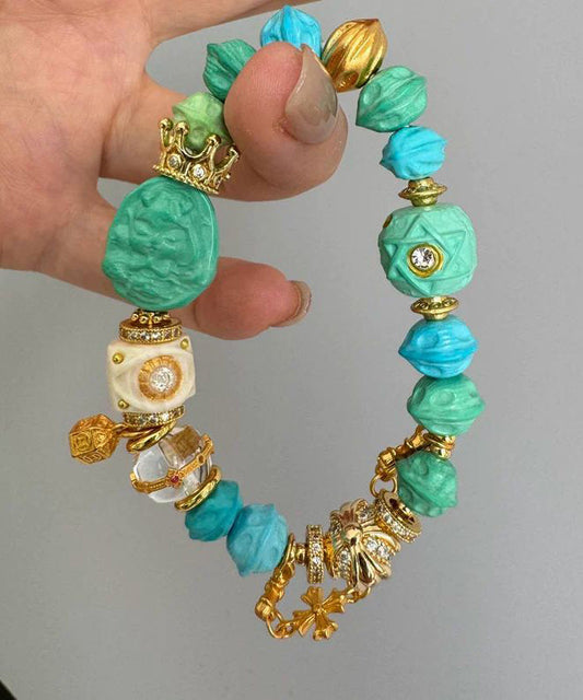 Women's Mermaid Charm Bracelet Rainbow Alloy Modern Finish - OutfitLondon