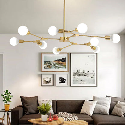 Elegant Glass LED Chandelier Lighting - OutfitLondon