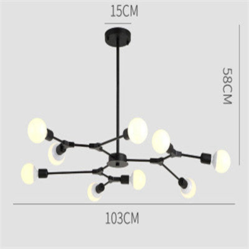 Elegant Glass LED Chandelier Lighting