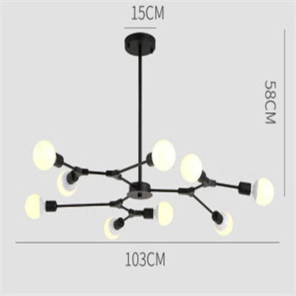 Elegant Glass LED Chandelier Lighting