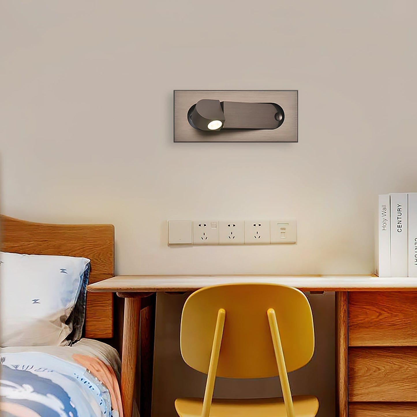 Contemporary Slim Adjustable LED Wall Light Fixture
