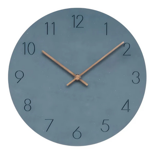 Silent Basic Round Clock - OutfitLondon