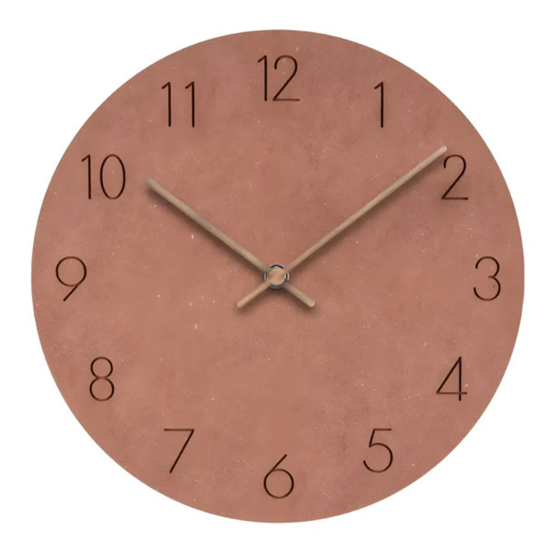 Silent Basic Round Clock