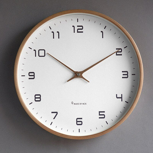 Silent Traditional Wood Wall Clock - OutfitLondon