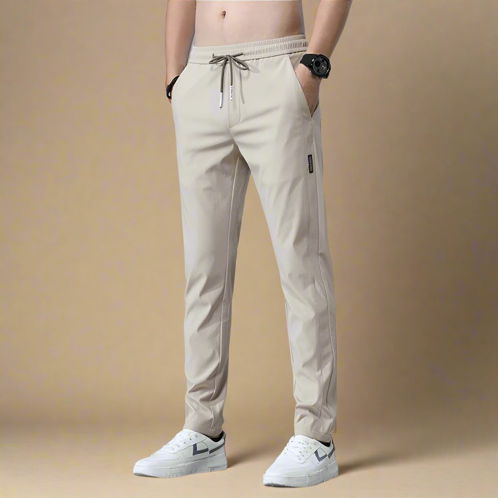 Men's Slim Fit Comfort Trousers with Contemporary Style