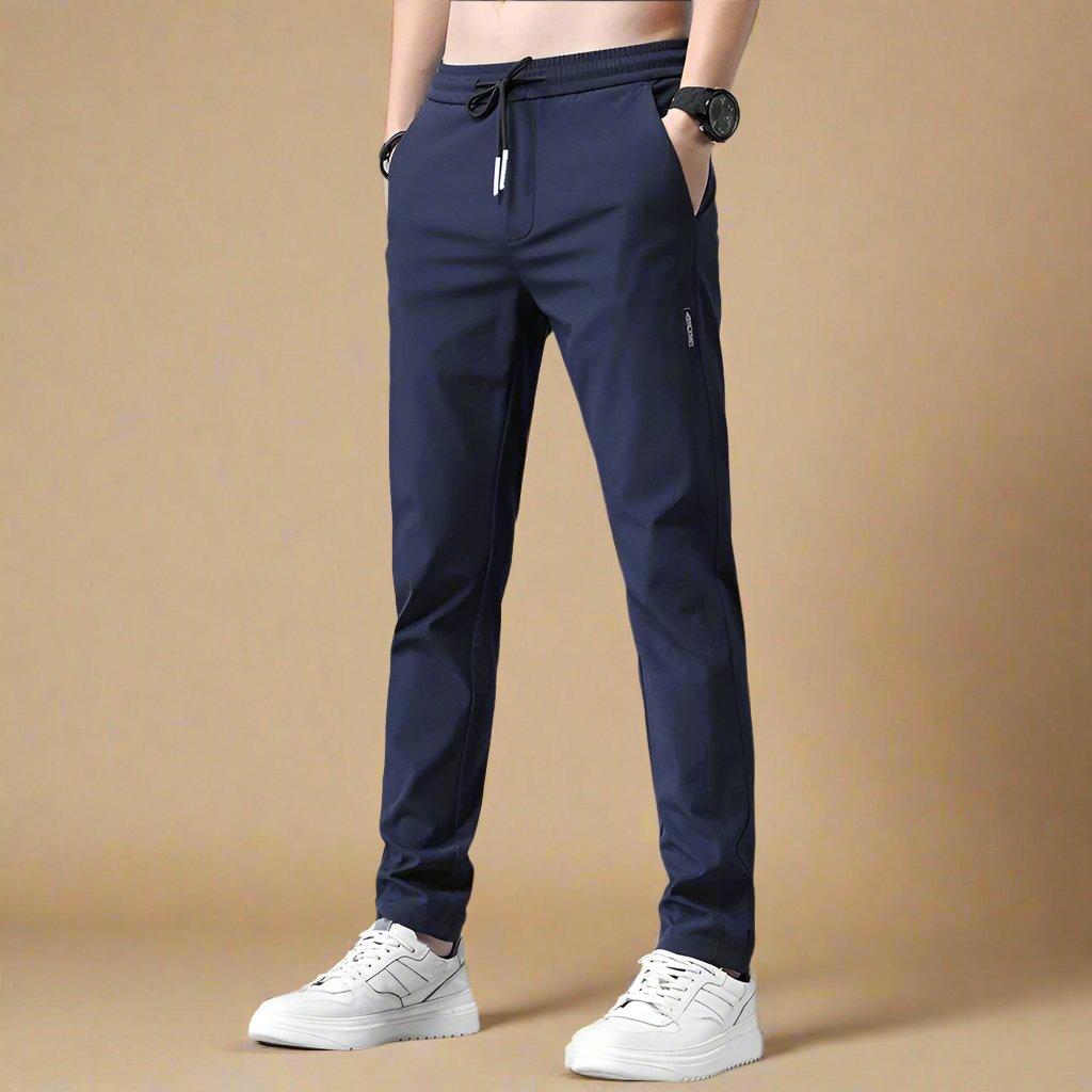 Men's Slim Fit Comfort Trousers with Contemporary Style