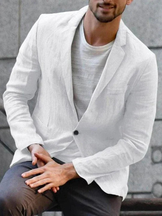 Stylish Linen Blazer for Men - OutfitLondon
