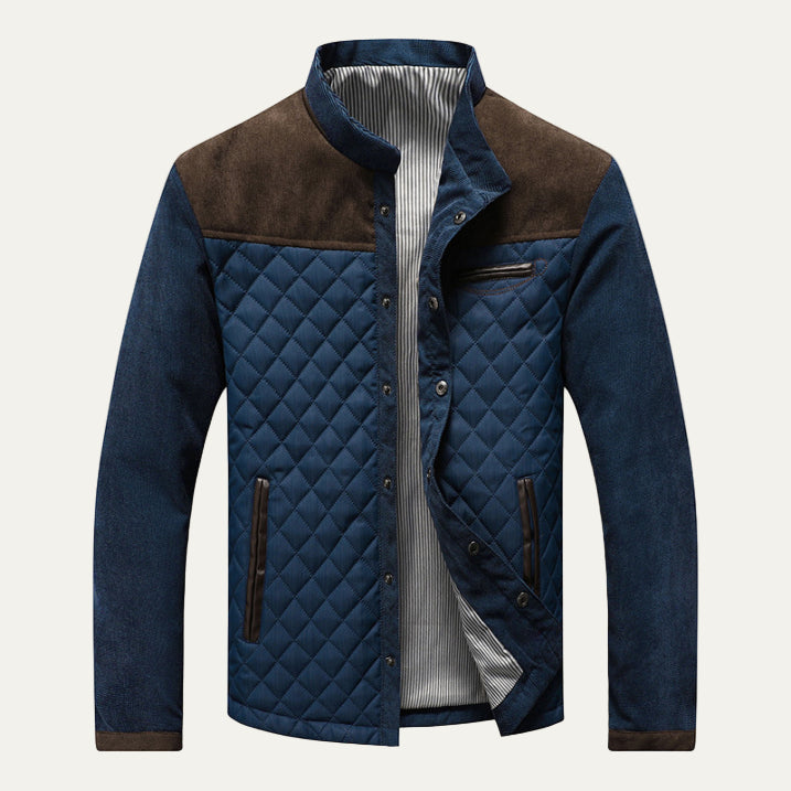 Men's Insulated Mixed Media Coat