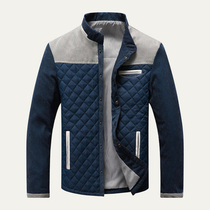 Men's Insulated Mixed Media Coat