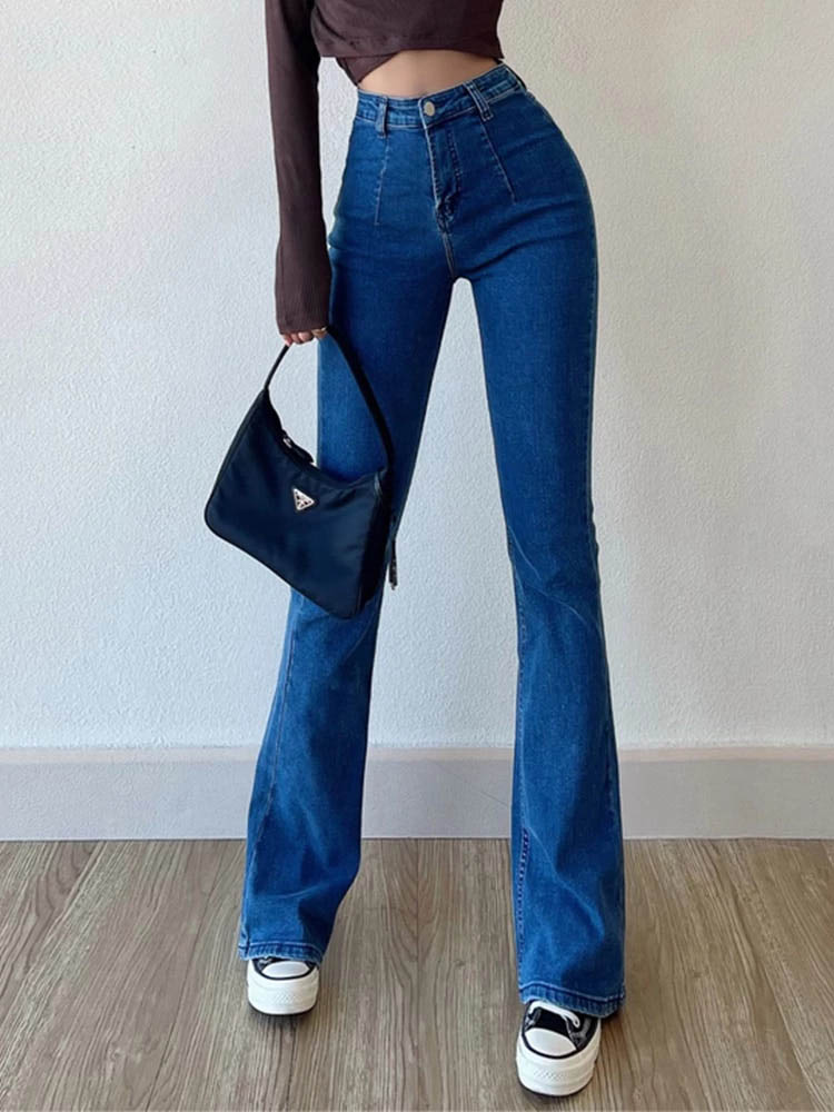 Relaxed Fit High Waisted Women's Trousers with Belt - OutfitLondon
