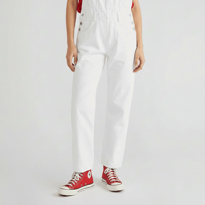 Classic Blue Straight Leg Jeans Overalls