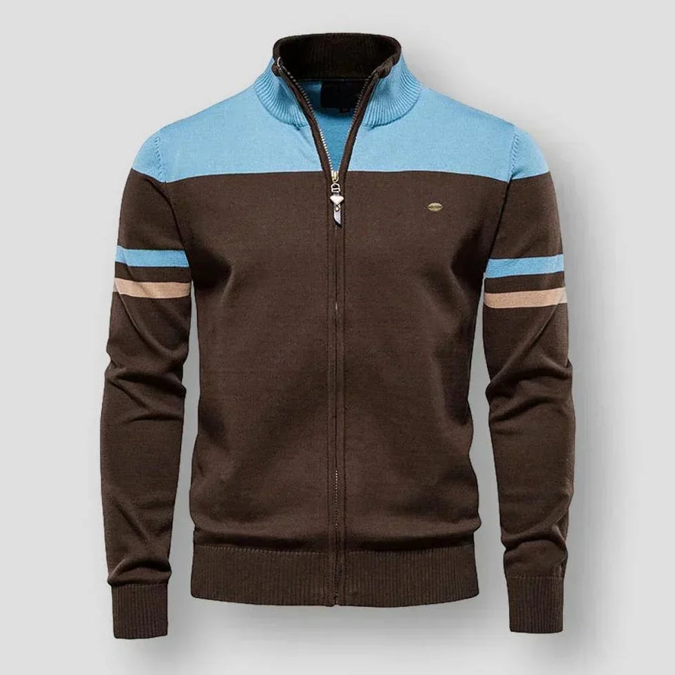 Men's Zip Front Quilted Vest - OutfitLondon