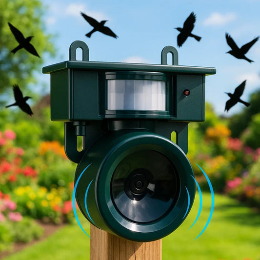 Wireless Bird Repeller With Motion Sensor Alarm - OutfitLondon