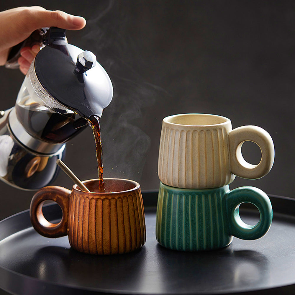 Handcrafted Clay Coffee Mug - OutfitLondon