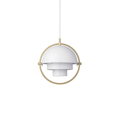 Stunning Glass Drop Pendant Light With Inner Shades