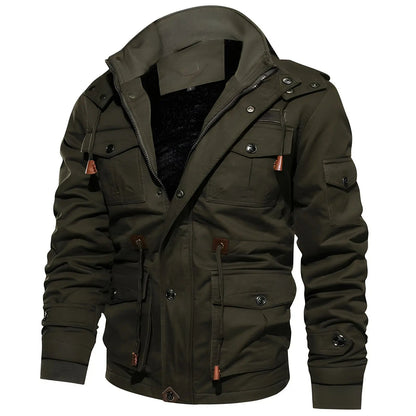 Tactical Army Jacket for Men with Pockets