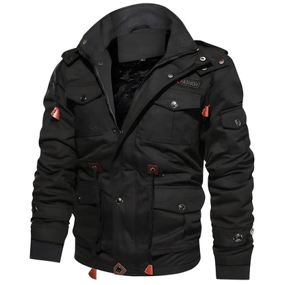 Tactical Army Jacket for Men with Pockets