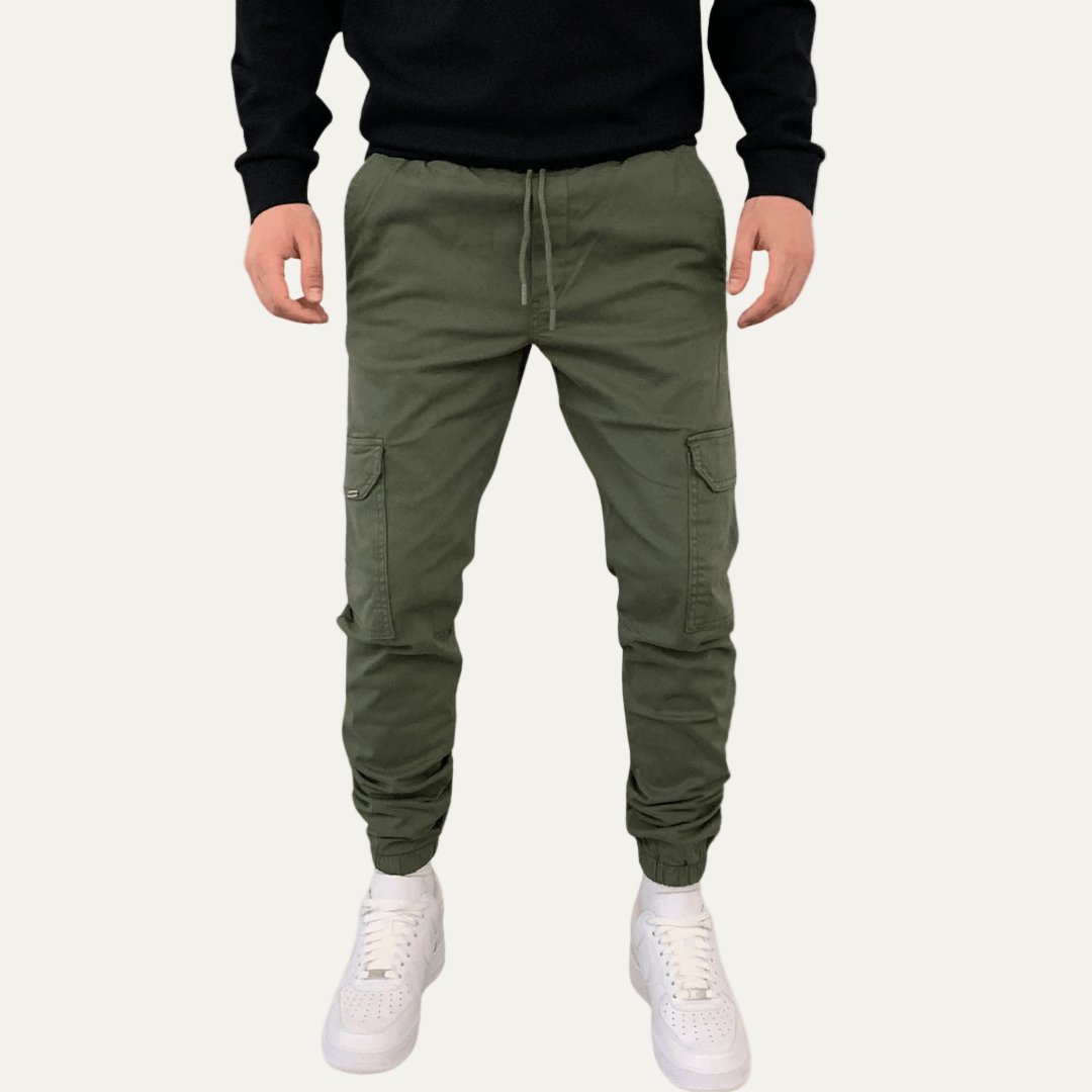 Men's Slim Fit Cargo Jogger Pants with Pocket Detail - OutfitLondon