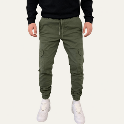 Men's Slim Fit Cargo Jogger Pants with Pocket Detail - OutfitLondon