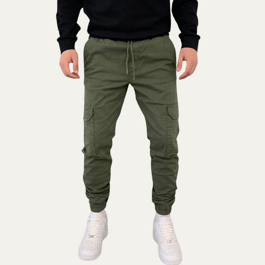 Men's Slim Fit Cargo Jogger Pants with Pocket Detail - OutfitLondon