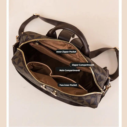 Practical Convertible Backpack Tote with Clutch