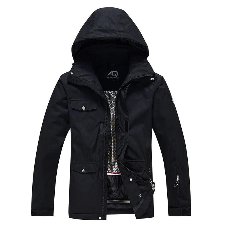 Insulated Water Resistant Mens Winter Parka Coat