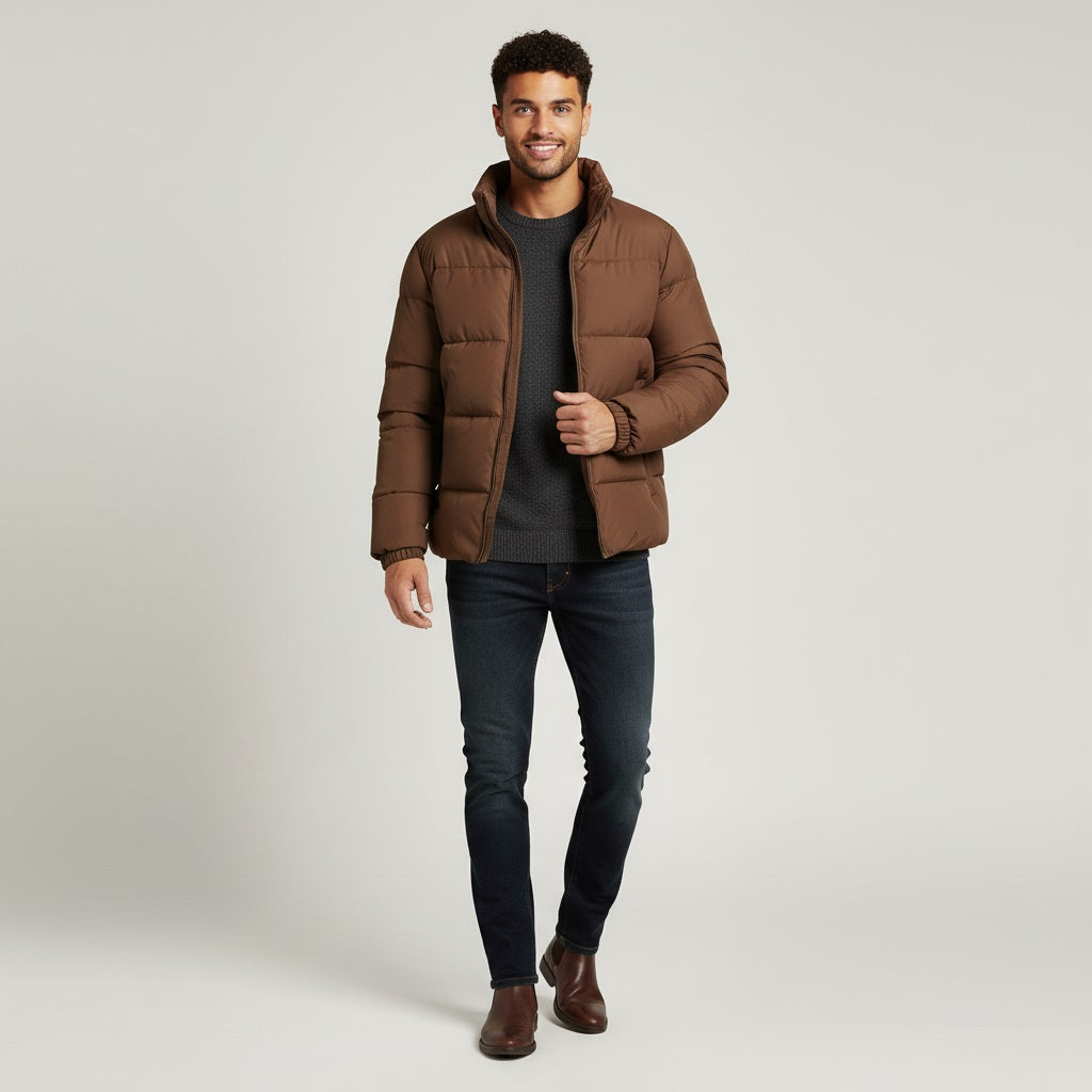 Waterproof Cold Weather Coat Black - OutfitLondon