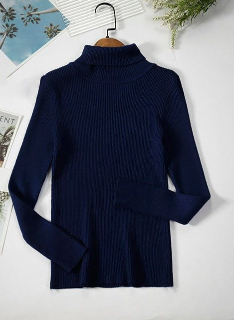 Warm Cozy Cashmere Turtleneck Sweater
