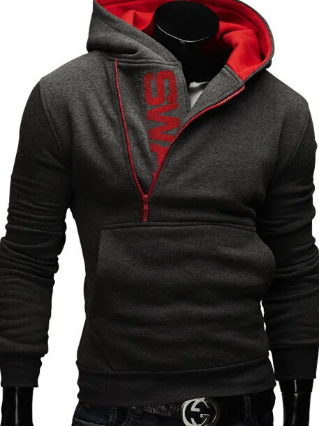 Fashionable Men's Hooded Sweatshirt