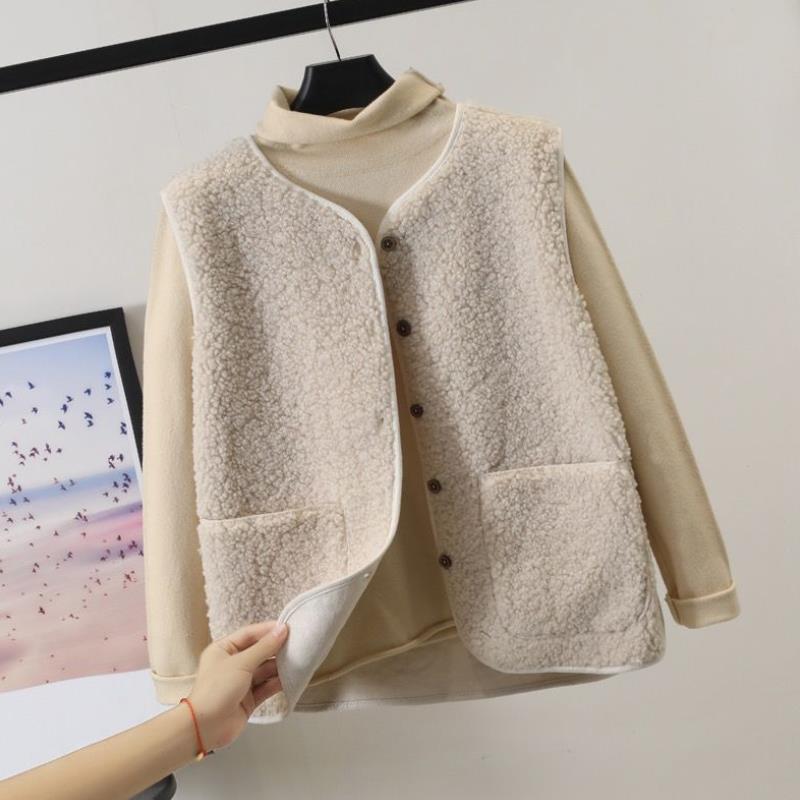Women's Casual Loose Fit Open Vest