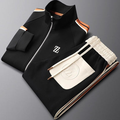 Athletic Men's Tracksuit with Soft Fleece Inside
