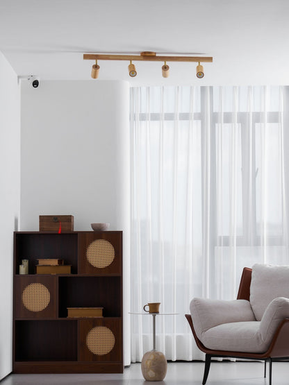 Compact Wooden Dimmable LED Spot Light