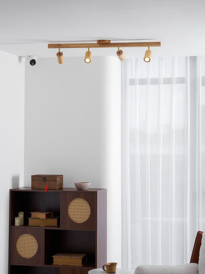 Compact Wooden Dimmable LED Spot Light