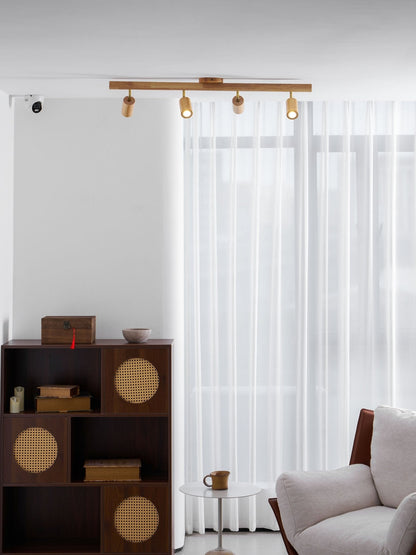 Compact Wooden Dimmable LED Spot Light
